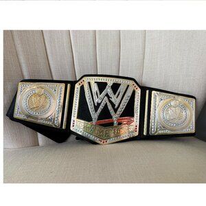*DAMAGED* WWE 2012 wrestling title belt world Champion kid size costume cosplay